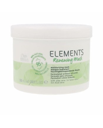 ELEMENTS Mascarilla Hidratante Renovadora Sin Siliconas Todo tipo de Cabellos 500 ml