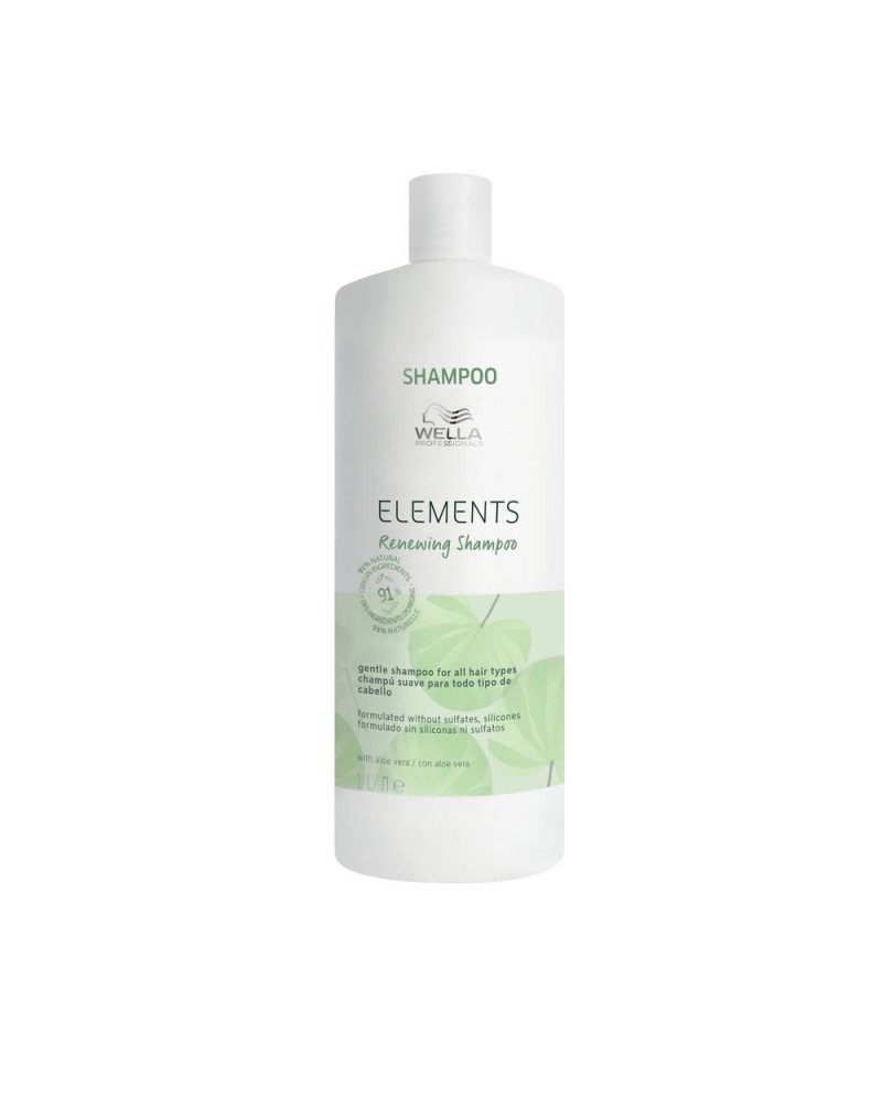 ELEMENTS Champú Renovador Suave Sin Sulfatos Todo tipo de Cabellos 1000 ml