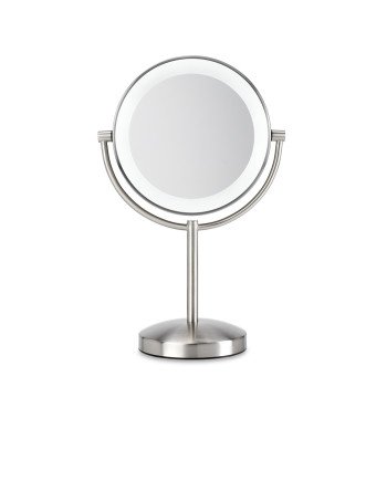 ESPEJO DE MAQUILLAJE LED 2 caras 1 u