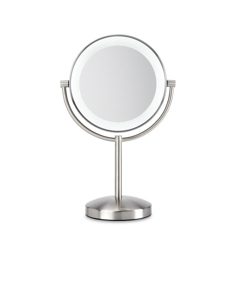 ESPEJO DE MAQUILLAJE LED 2 caras 1 u