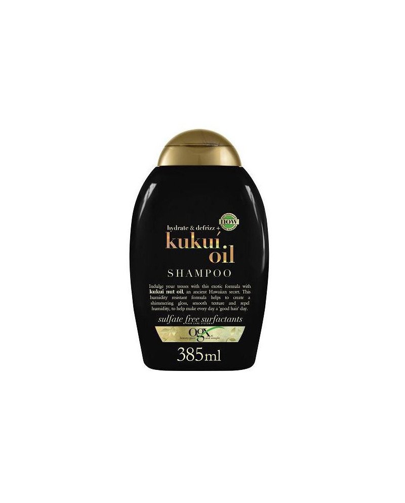 Ogx Kukui Oil Anti-Frizz Hair Shampoo 385ml
