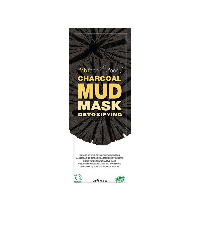 FAB FACE FOOD CHARCOAL mascarilla de barro carbón desintoxicante 10 gr