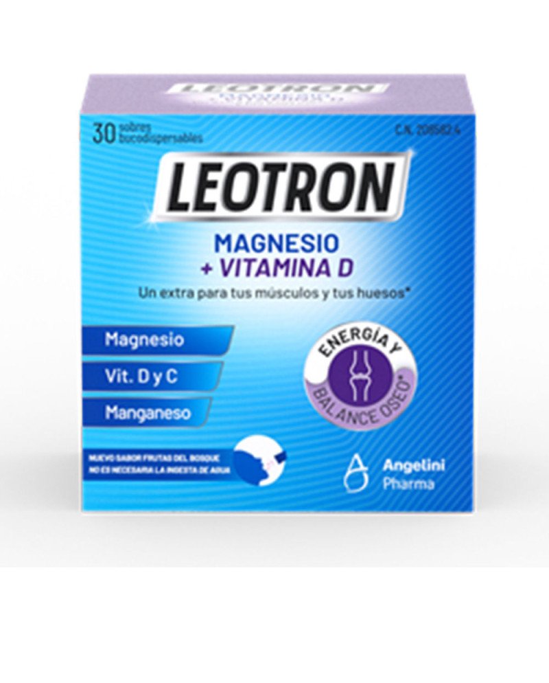 LEOTRON MAGNESIO + VITAMINA D sticks 30 u