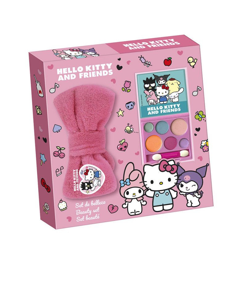 HELLO KITTY AND FRIENDS MAQUILLAJE ESTUCHE 2 pz