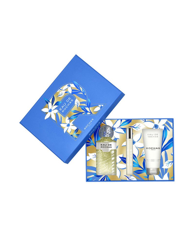 EAU DE ROCHAS ESTUCHE 3 pz