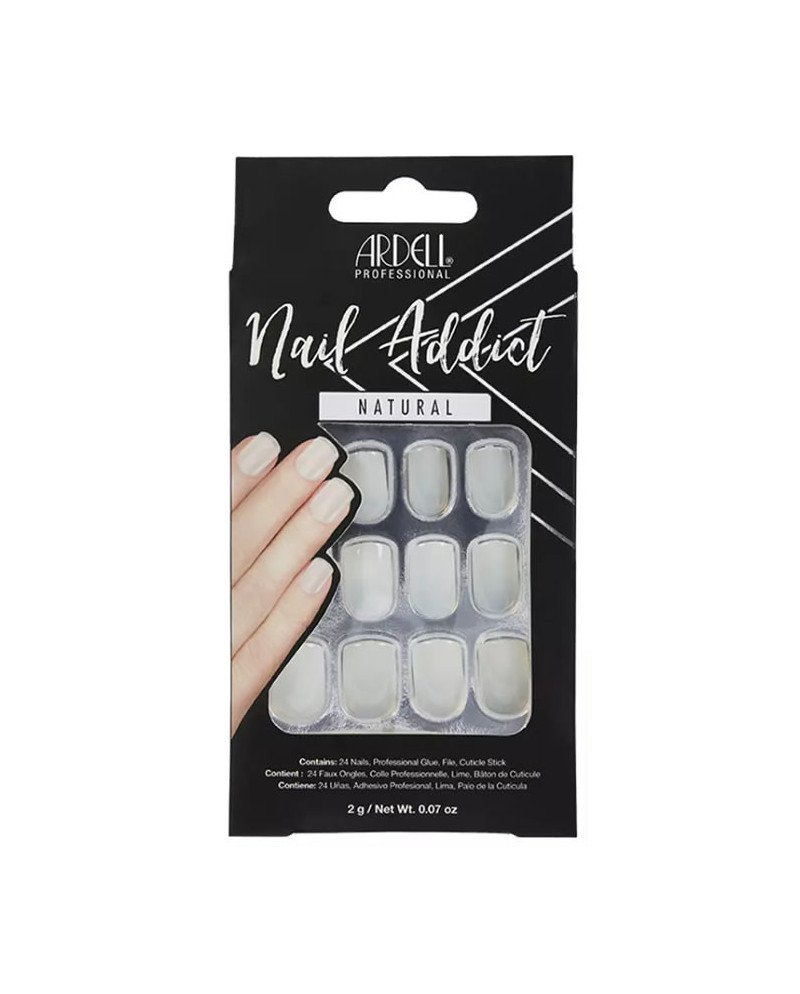 Ardell Nail Addict Natural Squared Uñas Postizas