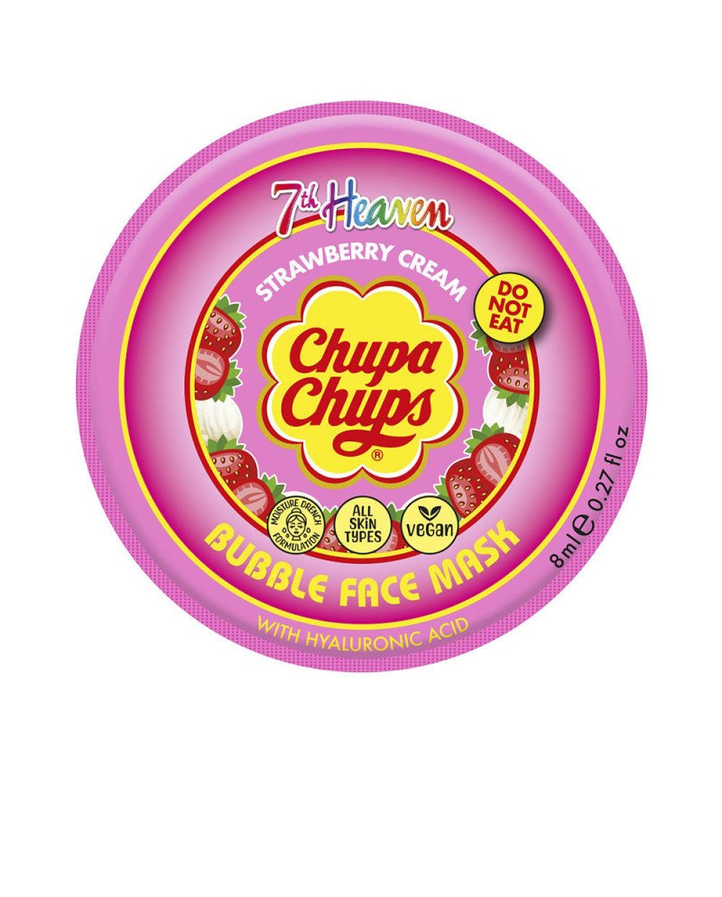 CHUPA CHUPS mascarilla bubble fresa y nata 8 ml