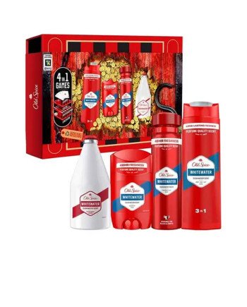 OLD SPICE WHITEWATER ESTUCHE 4 pz