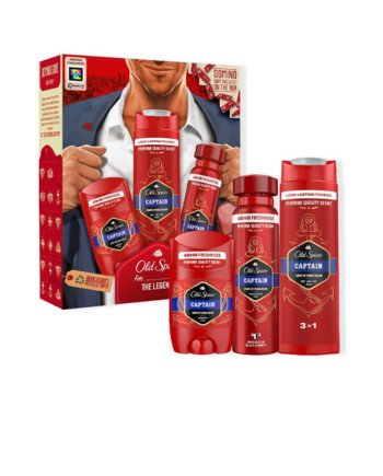 OLD SPICE CAPTAIN ESTUCHE 3 pz