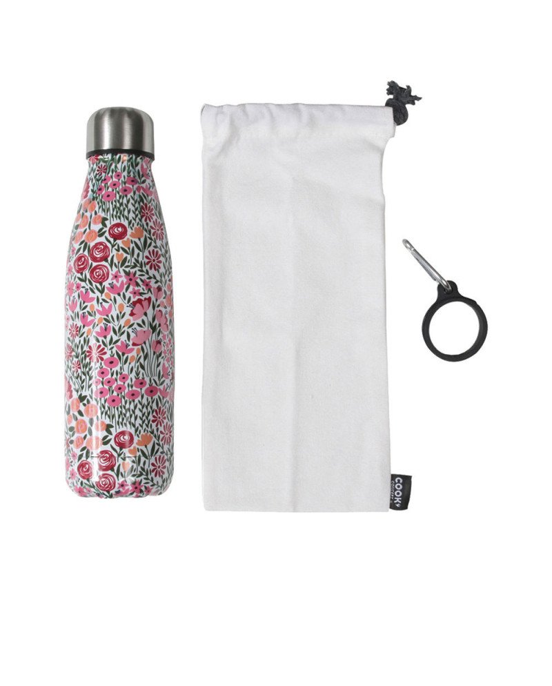TERMO BOTELLA flores 500 ml 1 u