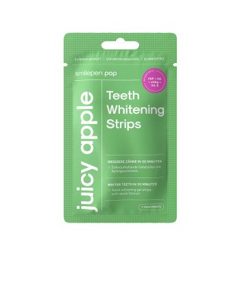POP. tiras blanqueadoras sabor manzana 7 u