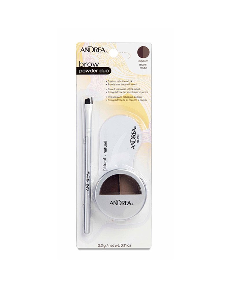 Eurostil Cejas Andrea Powder Duo Marron Medio 1un
