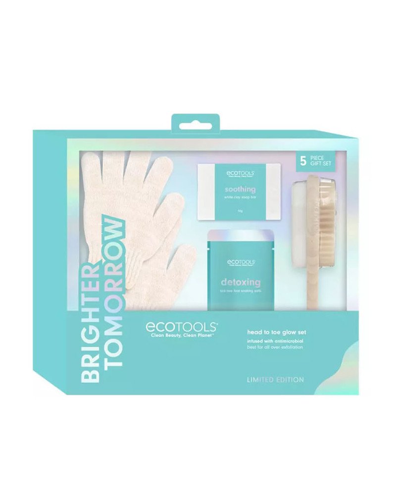 Ecotools Brighter Tomorrow Glow Head to Toe Set 4 Piezas