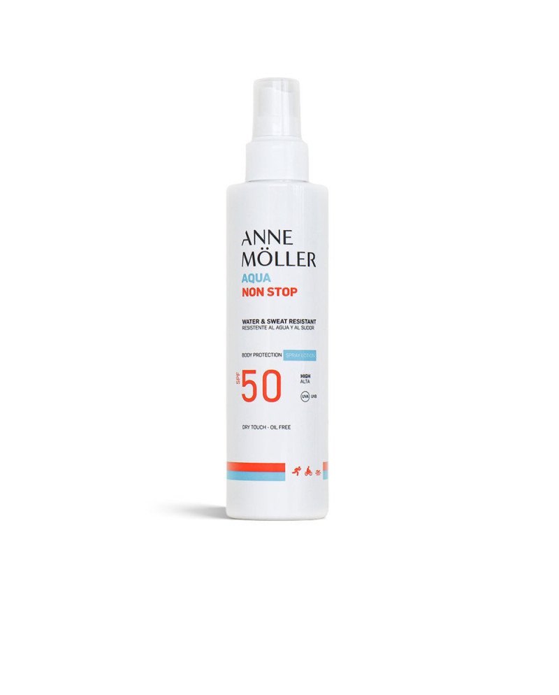 AQUA NON STOP resistente al agua y al sudor spray SPF50+ 175 ml