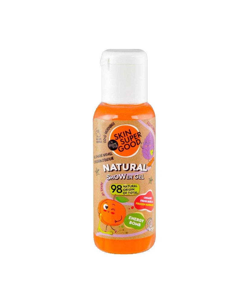 Skin Super Good Natural Organic Albahaca Y Mandarina Gel De Baño 50Ml