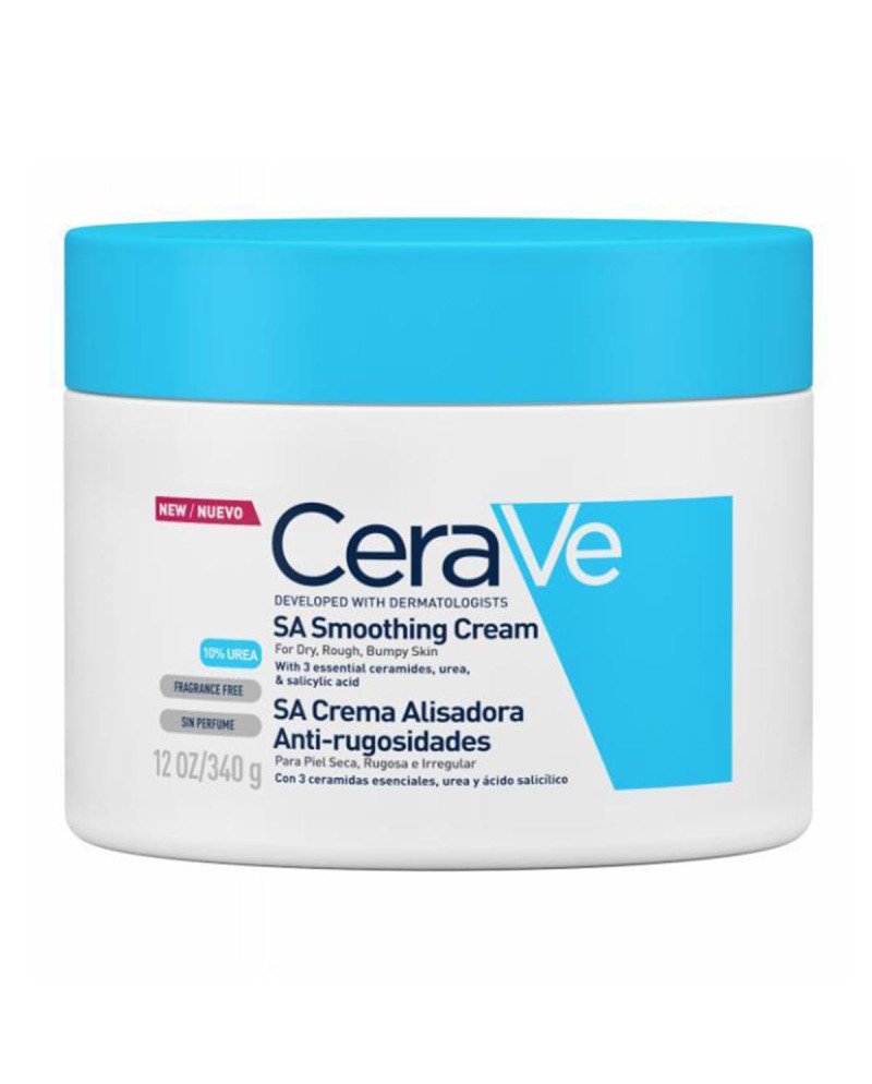 Cerave Piel Seca Rugosa Irregular Crema Alisadora Anti-Rugorisas Sa Tarro Tarro Sin Perfume 340Ml