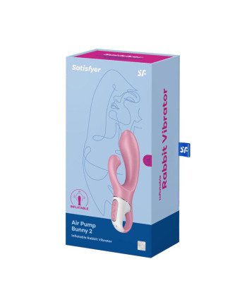 Satisfyer Air Pump Bunny 2 Inflatable Rabbit Vibrador 1Un