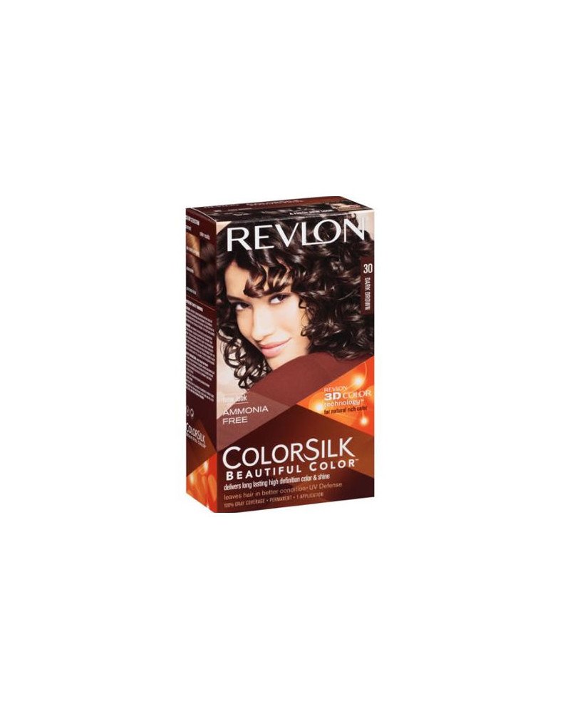 Revlon Colorsilk Sin Amoniaco 30 Castaño Oscuro