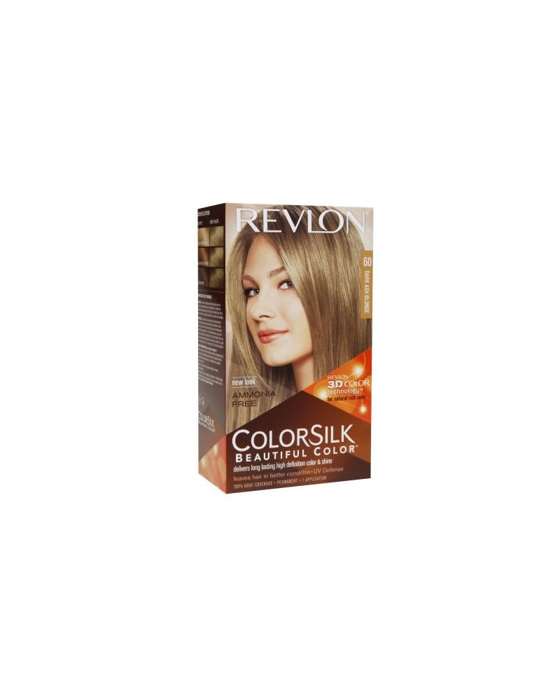 Revlon Colorsilk Sin Amoniaco 60 Rubio Oscuro Ceniza