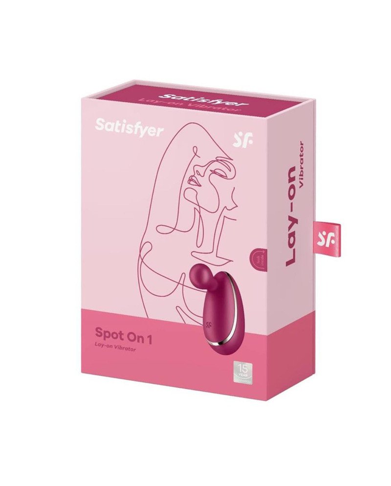 Satisfyer Spot-On 1 Lay-On Vibrador Cereza 1Un