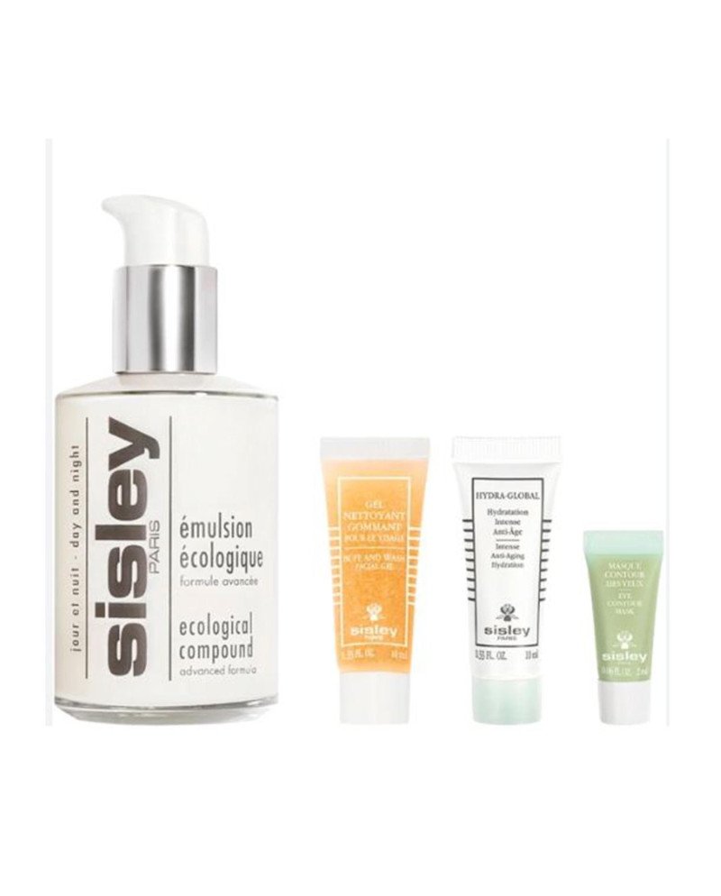 Sisley Ecologique Emulsion 125Ml + Gel Nettoyant 1U + Hydra-Global Anti-Age Treatment 1U  + Masque Eye Contour 1U