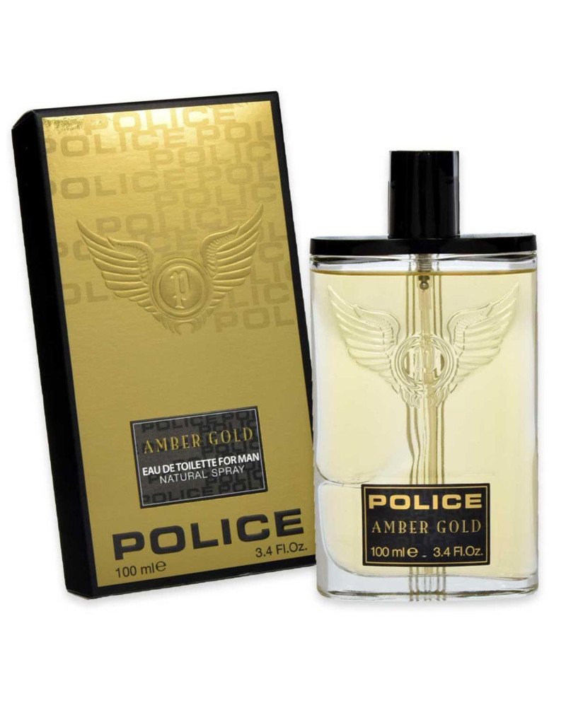 Police Amber Gold Eau De Toilette For Man 100ml Spray