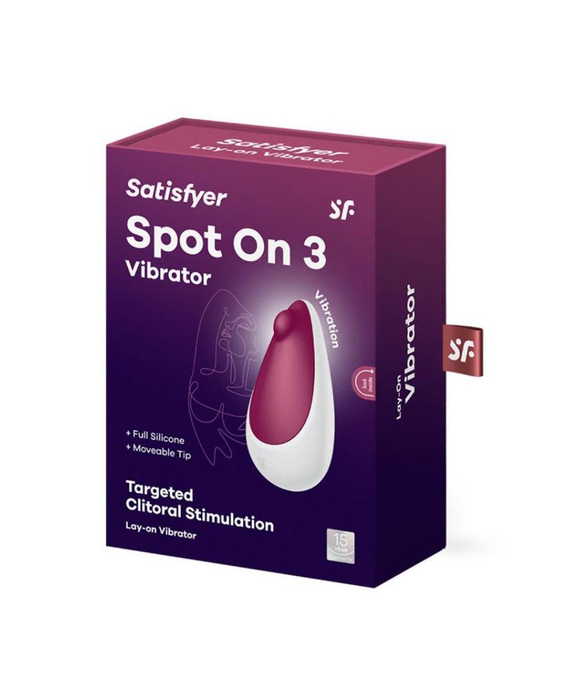 Satisfyer Spot On 3 Vibrador Rojo 1Un