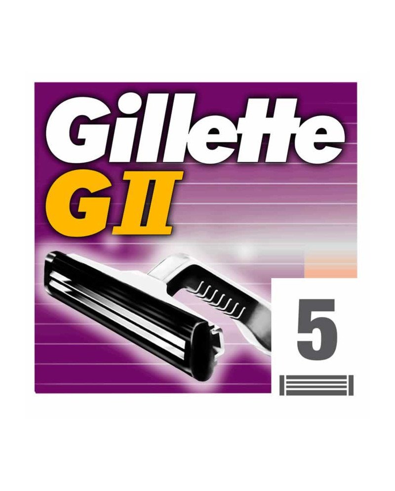 Gillette GII Recambio De Maquinilla De Afeitar 5 Recambios